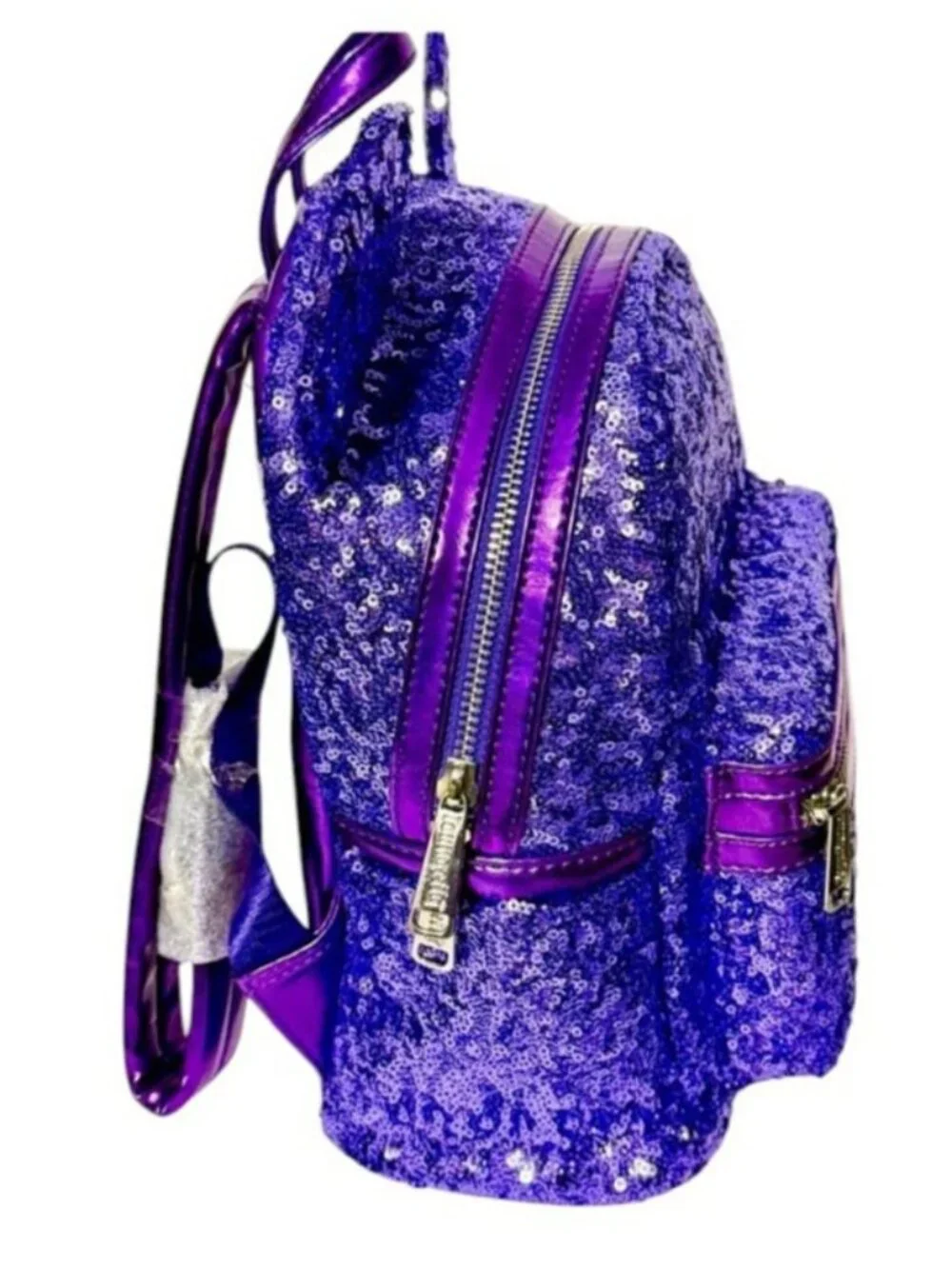 Disney Parks Loungefly Mickey Mouse Purple Potion Sequined Mini Backpack NWT